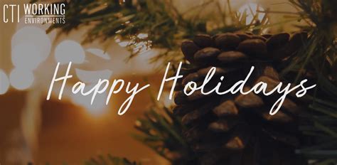 Happy Holidays From CTI