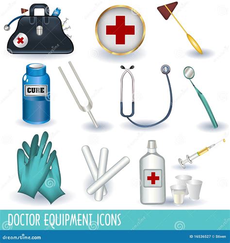 ENT Doctor Equipment Royalty-Free Cartoon | CartoonDealer.com #207710879