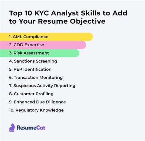 Top Kyc Analyst Resume Objective Examples Resumecat