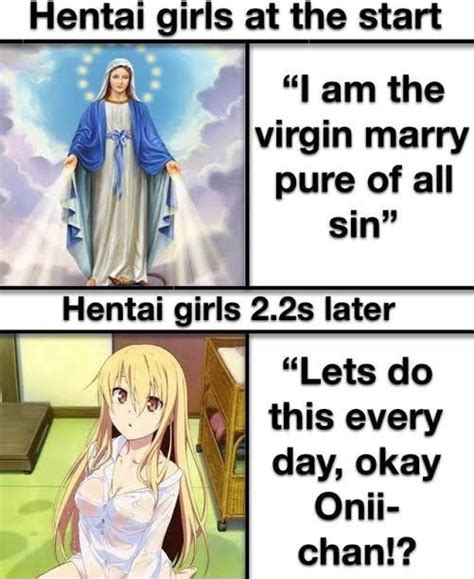 Hentai Girls At The Start I Lam The Virgin Marry Pure Of All Sin Girls Later Lets Do This