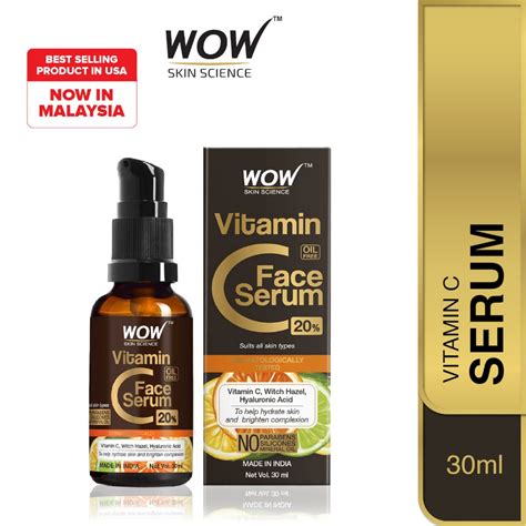 Wow Skin Science Vitamin C Face Serum For Women And Men 30ml Anti