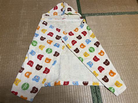 ミキハウス ホットビスケット Hot Biscuits フード付き バスタオル ミキハウス 売買されたオークション情報yahooの商品情報をアーカイブ公開 オークファンaucfan