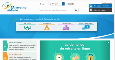 Comment se connecter à mon espace personnel l assurance retraite