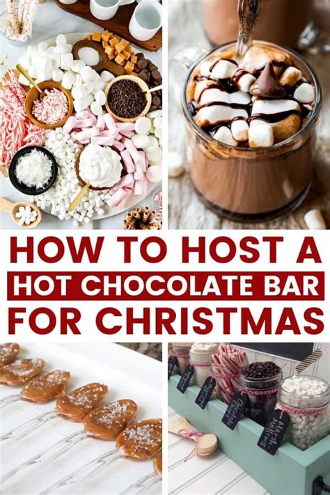 How To Host The Perfect Hot Chocolate Bar For Christmas Mommyhooding