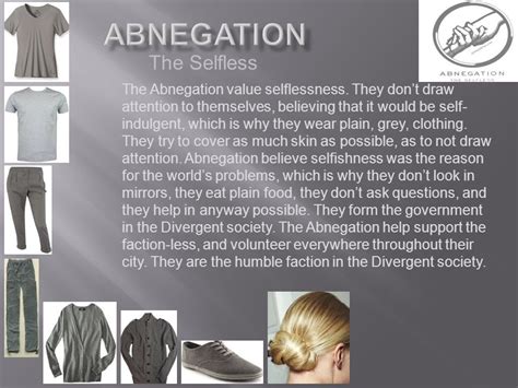 Abnegation Divergent Clothing