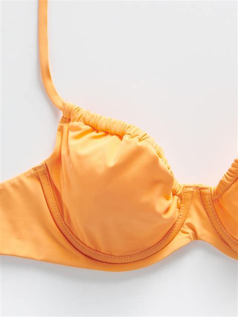 Reserved Góra od bikini Pomarańczowy Ceny i opinie Ceneo pl