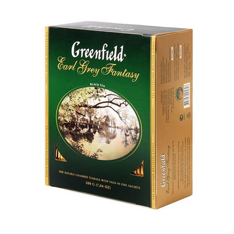 Greenfield Earl Grey Fantasy (Гринфилд Эрл Грей Фентези 100 пакетиков 1х9)