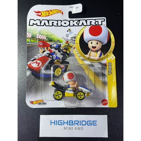 Hot Wheels Mario Kart Gbg Toad Standard Shopee Malaysia