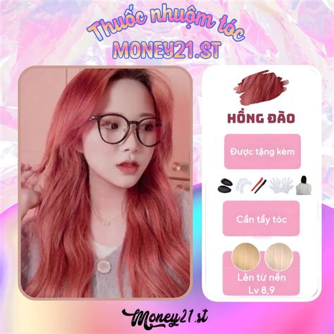 Bảng màu Pha thuốc nhuộm tóc màu hồng xu hướng hot nhất