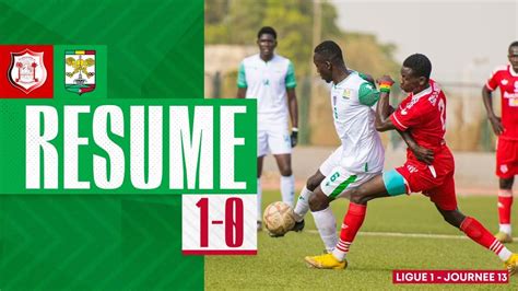 Ligue R Sum De Stade De Mbour Vs Jaraaf Journ E Youtube