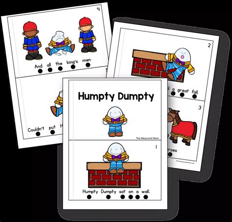 Humpty Dumpty Book Nursery Rhymes Preschool Crafts Humpty Dumpty