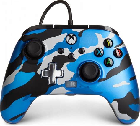 PowerA XS Enhanced Metallic Blue Camo 1518911 01 Pad Morele Net