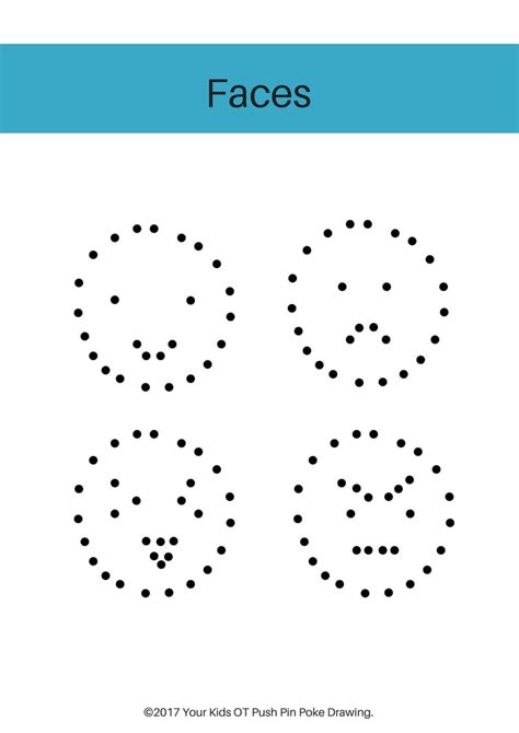 Push Pin Poke Drawing Templates