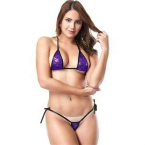 Women Bikini With Fish Scale Design Purple At Rs Piece Bikini Set For Women In Mangalore