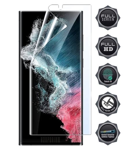 Samsung Galaxy Z Fold Ekran Koruyucu Esnek Nano Hydrogel Film Ultra