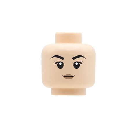 natural makeup smile custom printed minifigure head minifigsme