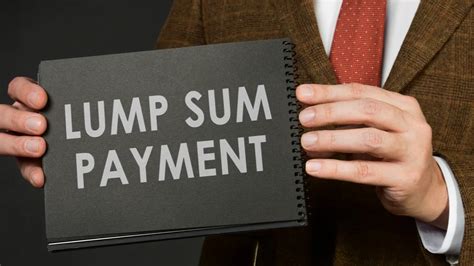 how to calculate a lump sum pension payout