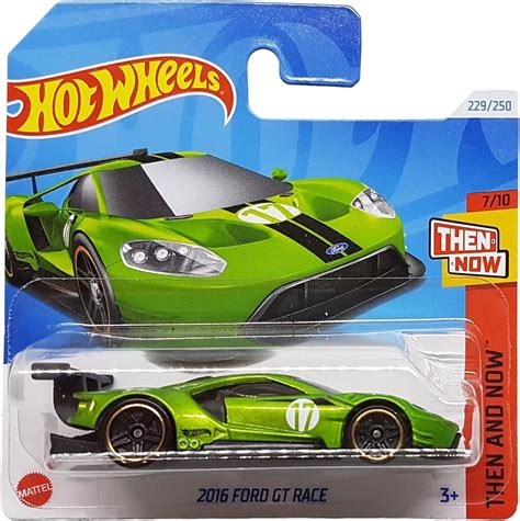 Hot Wheels Αυτοκινητάκι HW Then And Now 2016 Ford GT Race για 3 Ετών HTC71 Skroutz gr