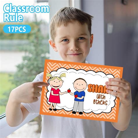 Educational Classroom Rules Posters For Preschool Thailand Ubuy