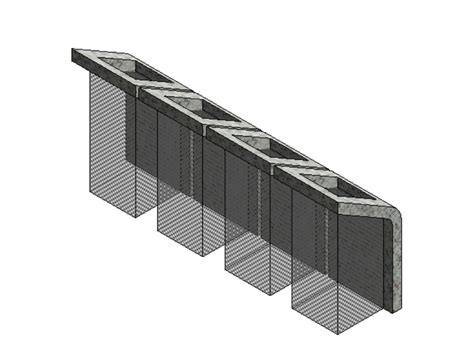 Basurero Moderno Parametrico Modelado En Revit En RFA 576 91 KB