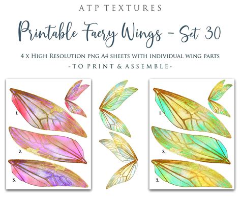 Pin On PRINTABLE FAIRY WINGS