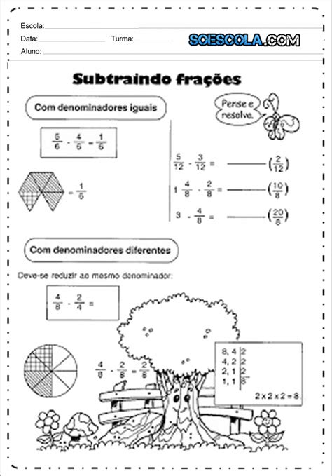 Problema Frações 4 Ano - Problemas Com Frações 4 Ano - NAZAEDU