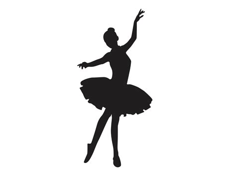 Silhouette Of A Ballet Dancing Woman Png