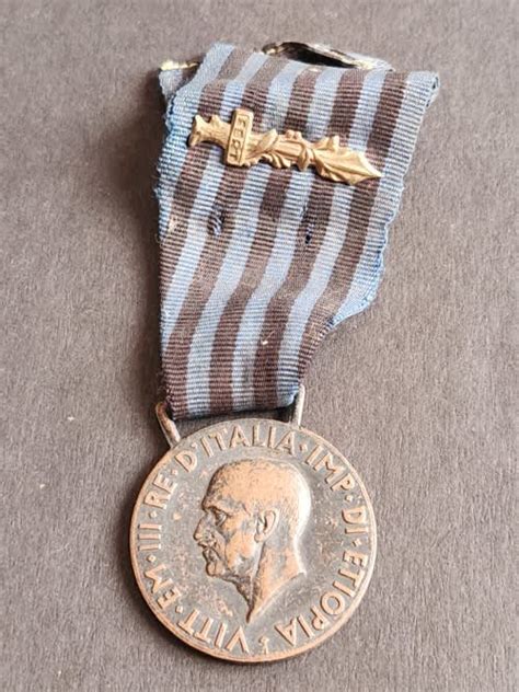 World War 2 Italian WW2 Aftica Ethiopia Campaign Medal As Per