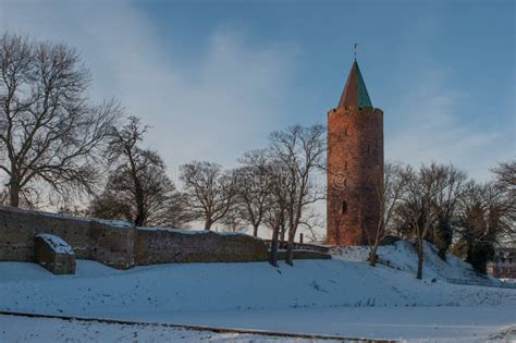 Vordingborg Castle Ruins and the Goose Tower Stock Photo - Image of