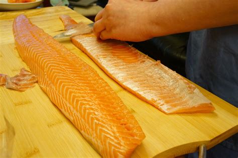 How To Cut Salmon For Sushi Nigiri Best Of Gethuk