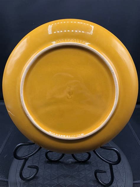 Vintage Fondue Korean Bbq Hot Pot Plates Sectioned Mustard Yellow S Dinner Party Etsy