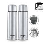 Buy Pexpo Flexo ISI Certified Vacuum Insulated Hot Cold Stainless Steel Flask With Jute Bag
