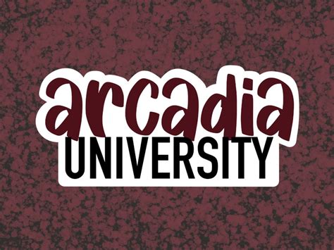 Arcadia University Custom College Stickers Matte Laptop Etsy