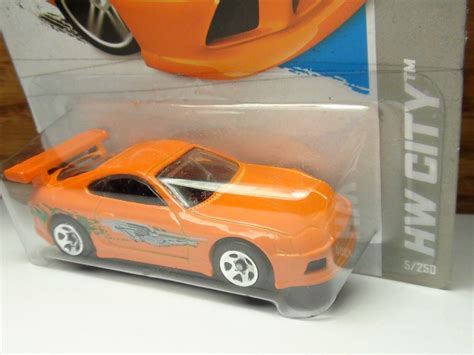 Hot Wheels Fast Furious Toyota Supra Orange Hw City