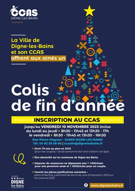 Pour Les F Tes De Fin D Ann E Le Ccas Offre Un Colis Gourmand Nos