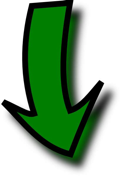 Green Arrow Clip Art at Clker.com - vector clip art online, royalty ...