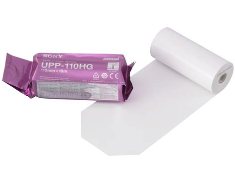Sony UPP-110HG Type V Thermal Print Media paper high glossy A6 B / W
