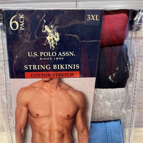 US Polo Assn String Bikini Brief XL Jock Big Man Sexy Low Rise Underwear Gay EBay