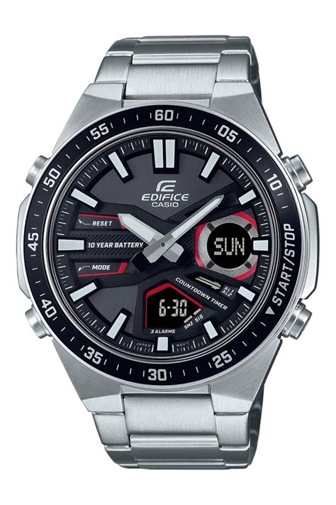 Casio, Ceas quartz din otel inoxidabil, Argintiu - eMAG.ro