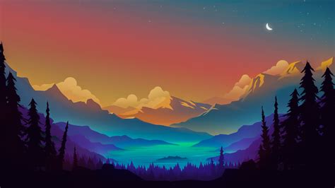 PC WALLPAPER 4K - SUNSET LANDS