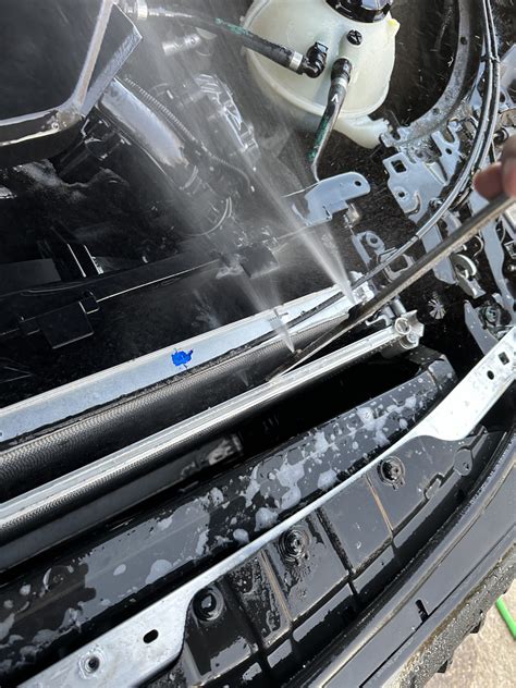 Устройство для мойки радиатора без снятия — BMW 5 series (G30), 3 л ...