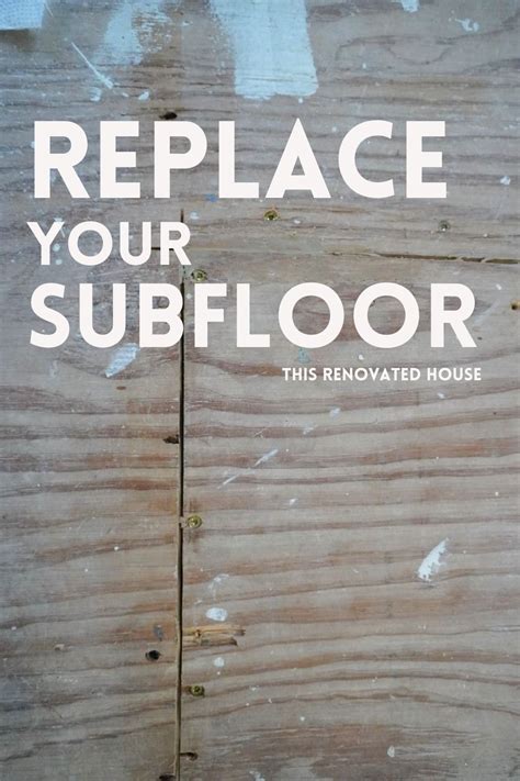 Replacing Subfloor A Step By Step Guide Artofit