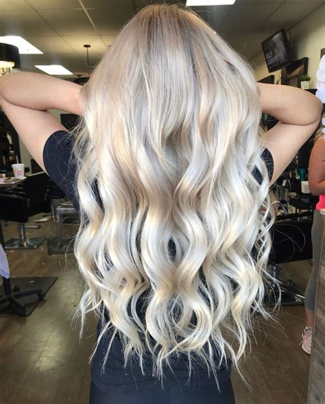 Platinum blonde hair extensions | Blonde hair extensions, Platinum ...