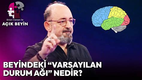 Beynimizin Üç Özel Bölgesi Varsayılan Durum Ağı Nedir Sinan Canan