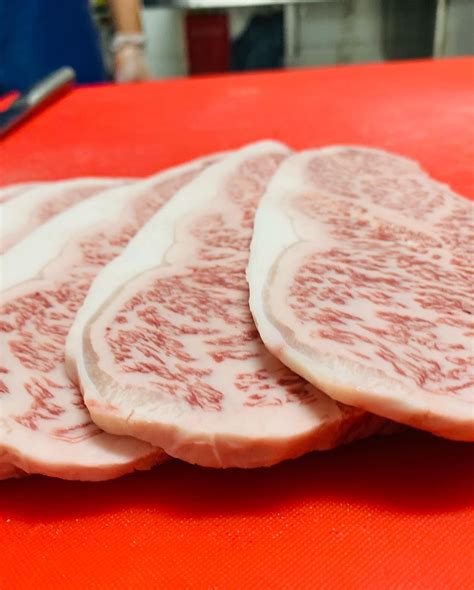 Kagoshima A5 Japanese Wagyu Bms 11 12 Sirloin Yakiniku Slice 260kg