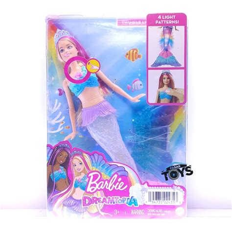 Jual Barbie Dreamtopia Twinkle Lights Mermaid Doll Blonde Shopee Indonesia