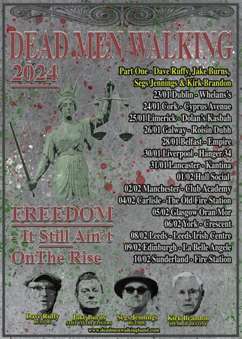 Dead Men Walking Announce Uk And Irish Tour