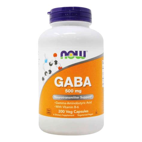 Comprar Now Foods Gaba 500mg 200 Capsulas a precio de oferta