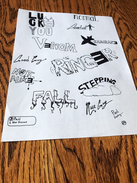 Drew a picture for each song on Kamikaze. Which is your favorite? : r ...