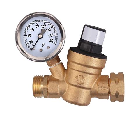 Regulador De Presión Cosmetal Agua A Red Con Manómetro Prv